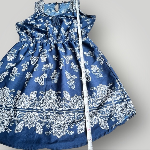 Indulge Blue Paisley Dress - Picture 7 of 16